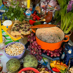 Texas Caviar, Queso, and a Little Vintage Silver: Hosting in Round Top with Lulu Powers