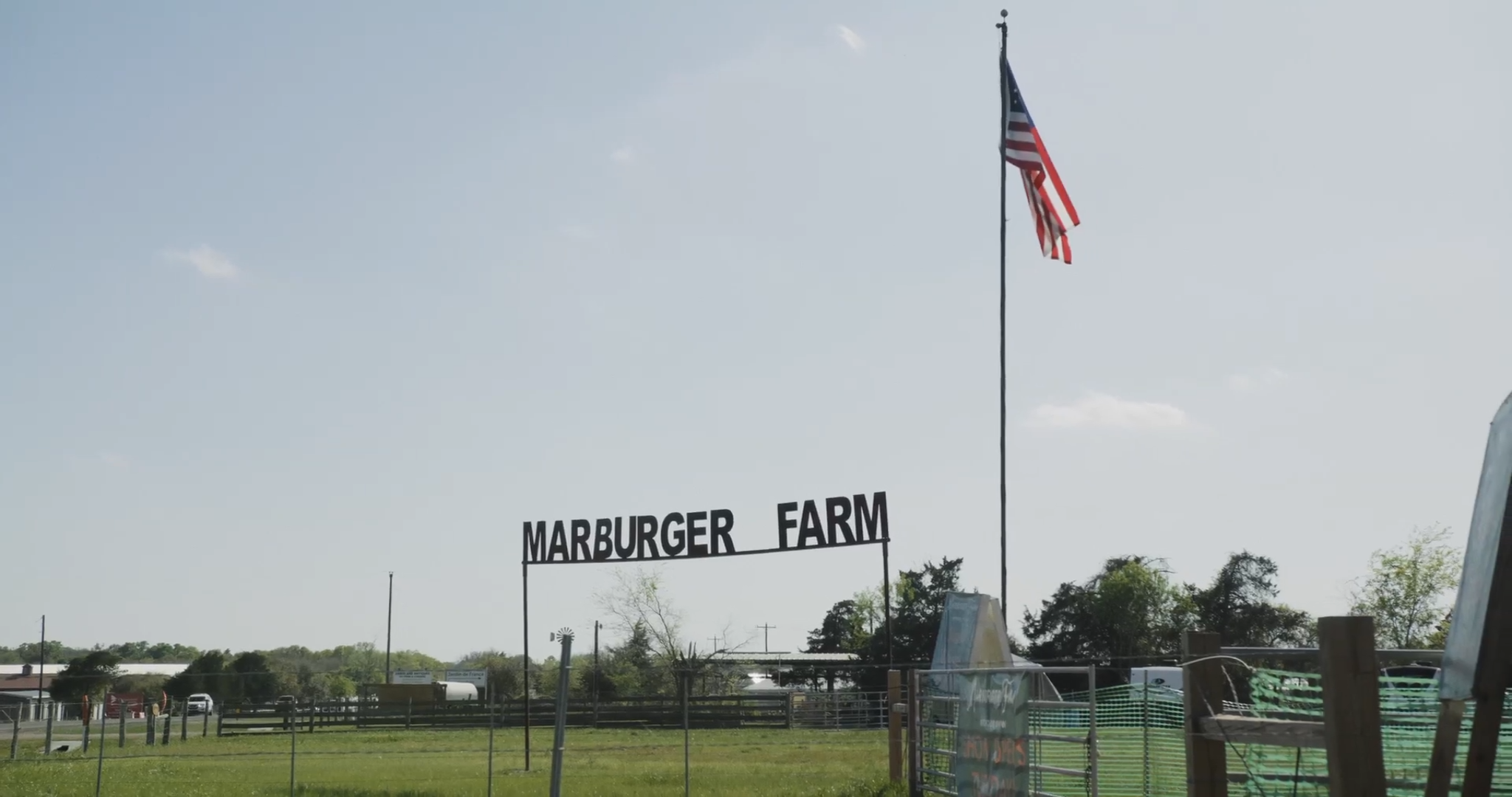 Entrance to Marburger Farm in Round Top, Texas